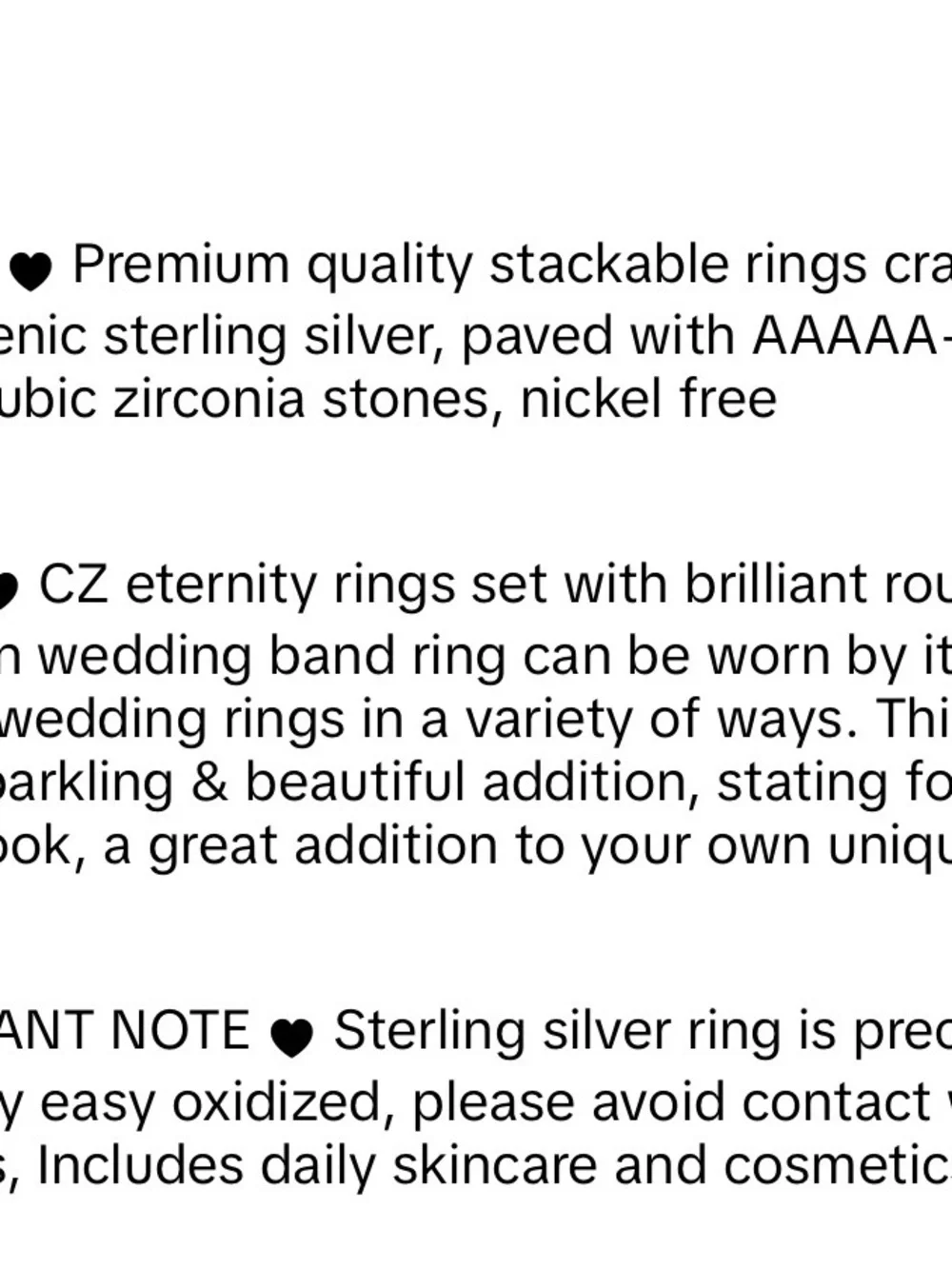 Gold Cubic Zirconia Oval Solitaire and Eternity Band Set - Gold - Picture 9 of 9